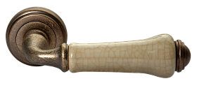 Межкомнатная дверная ручка Morelli MH-41-CLASSIC OMB/CH, старая античная бронза